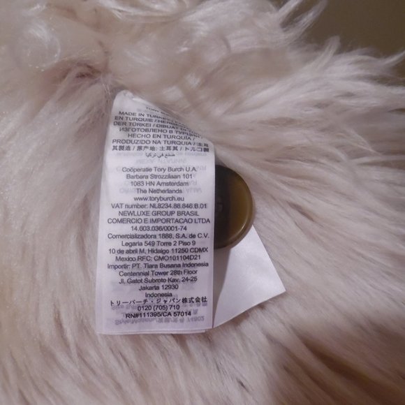 Tory‎ Burch Shearling Ivory White Lambskin Winter Runway Jacket Coat Jacket - Picture 15 of 16